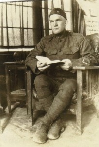 Daniel Lightner in WW1- 1917 - Hartford Michigan
